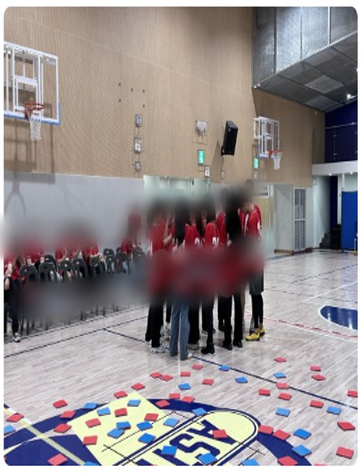 대규모 체육관 팀빌딩